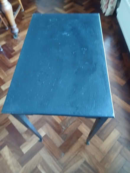 Photo of free Mahogany table painted black (Malahide) #2