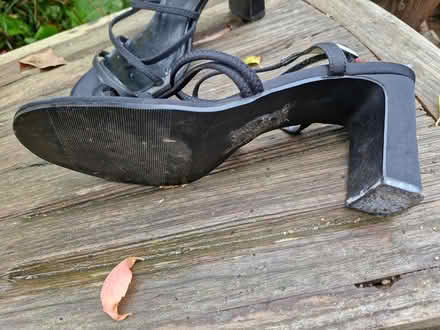 Photo of free Black heels size 8 (Denton) #2