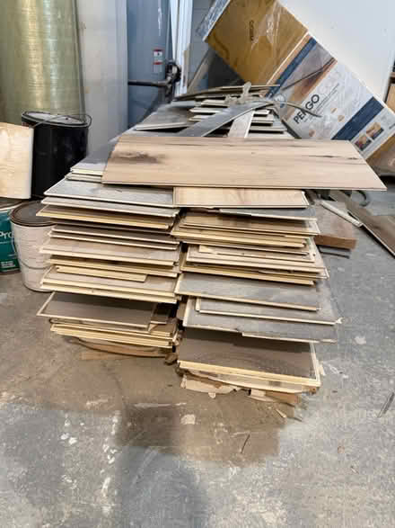 Photo of free LVP flooring planks (Sedgewood Rd off Whitfield) #3