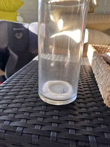 Photo of free 12 used clear vases 8”x3.5” (Near Lowe’s on Morris Ave.) #2