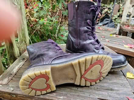Photo of free Purple boots size 7 (Denton) #1