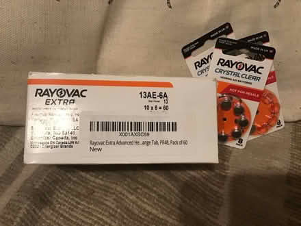 Photo of free Hearing aid batteries size 13 (TQ12 kingskerswell) #1