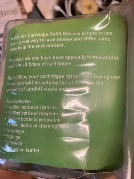 Photo of free Printer Ink Cartridge Refill Kits (Heaton) #3