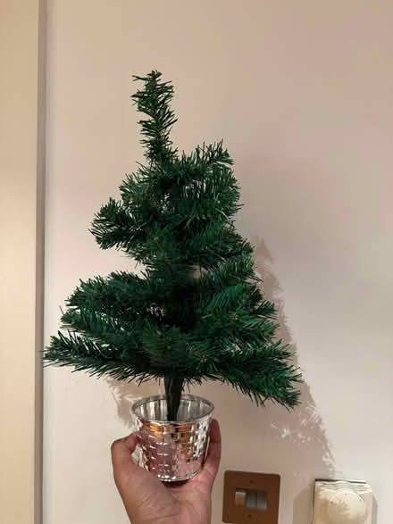Photo of free Small plastic Christmas tree (Clerkenwell EC1M) #1
