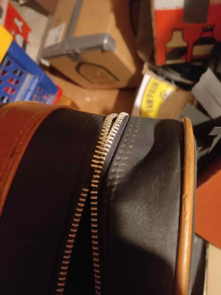 Photo of free Large vintage suitcase dodgy zip (Edinburgh south EH20) #2