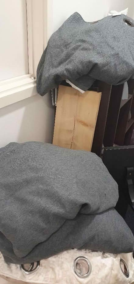 Photo of free Short grey curtains (Greenwich Peninsula SE10) #3