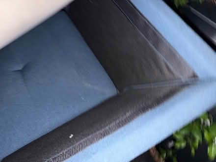 Photo of free Upholstered chair & ottoman (Valencia Avenue, Sunnyvale) #4