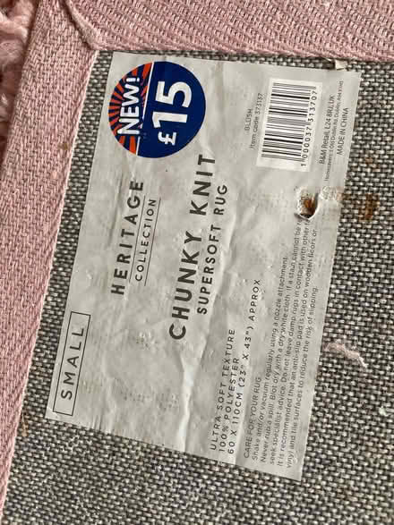 Photo of free Pink rug (Sherwood NG5) #2