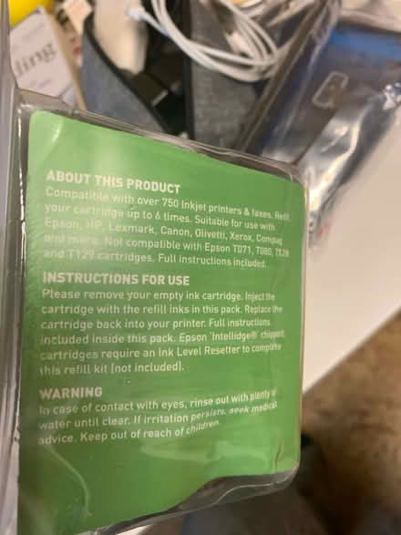 Photo of free Printer Ink Cartridge Refill Kits (Heaton) #2