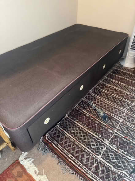 Photo of free Sturdy single divan bed (Kingsway CB4) #1