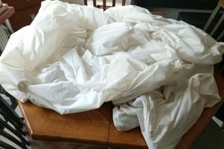 Photo of free deep double bed mattress cover (Ann Arbor near Hillside Terr.) #1