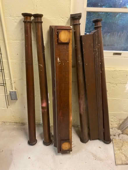 Photo of free Columns and mantle (2 sets) (Nr Fresh Pond & Mt Auburn Cem.) #1