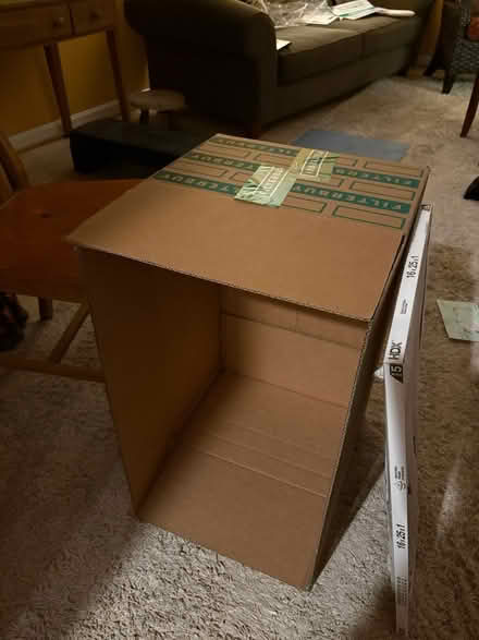 Photo of free Large cardboard box (Lanham, Md 20706) #1