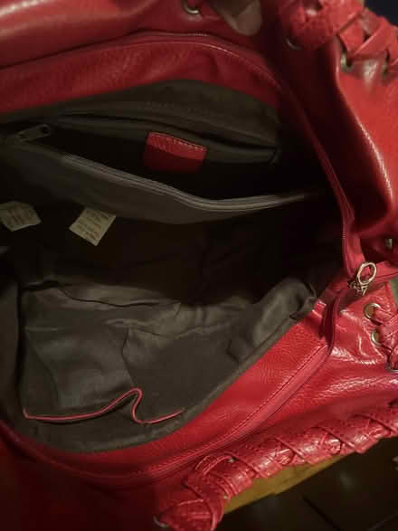 Photo of free Faux cow hide pattern bag (Stuyvesant Heights) #4