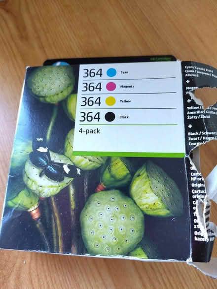 Photo of free HP coloured ink cartridges unused. (World's End RH15) #1