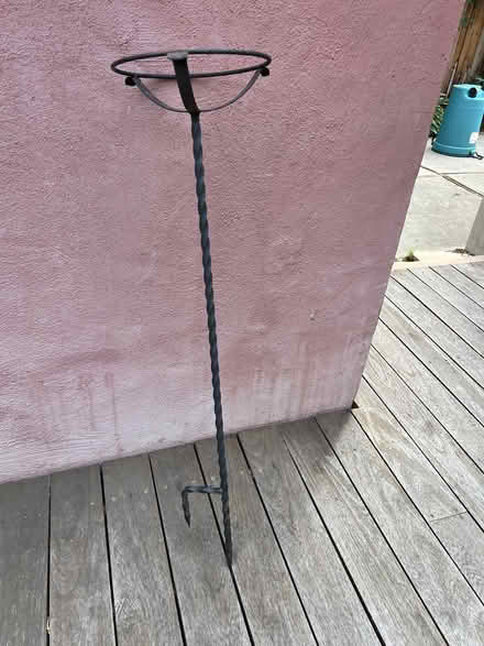 Photo of free Bird Bath Holder/Stake (Midtown Palo Alto) #1