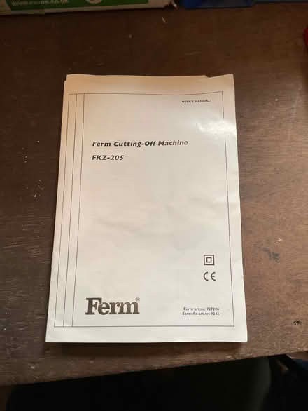Photo of free FERM cutting tool and circular saw. Working order (Welshpool SY21) #2