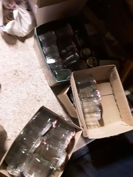 Photo of free Approx 40 clean jam jars with tops (Newport Pagnell MK16) #1