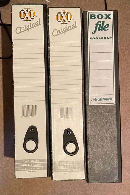 Photo of free 3 Box Files (Fringford OX27) #1