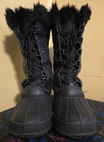 Photo of free Torrid size 10.5 Black Winter Boots (West 7th) #2