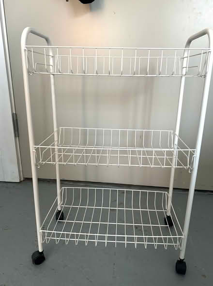 Photo of free White Compact Storage Caddy (Hackney Wick) #1