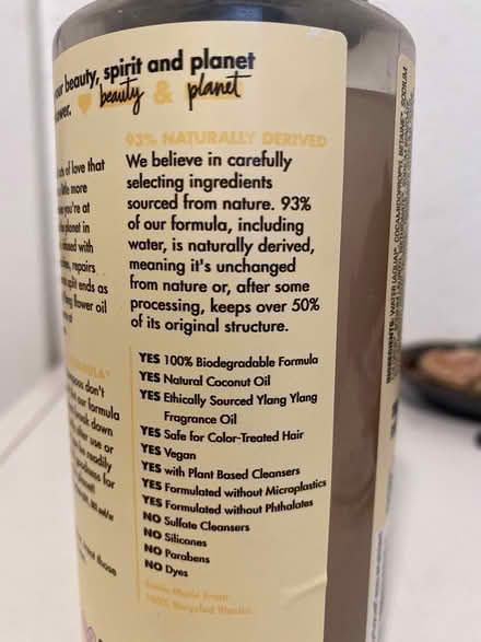 Photo of free Coconut Oil and Ylang Ylang Shampoo (Richmond) #3