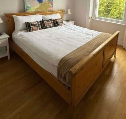 Photo of free Double bed and mattress (Holland Park W11) #1