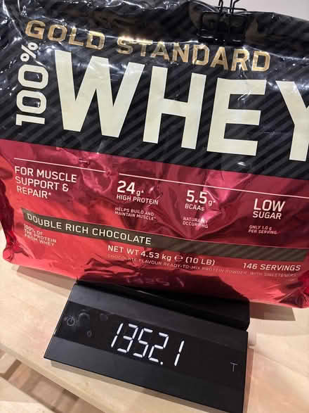 Photo of free Chocolate protein powder 1.3kg (Amersham HP6) #3