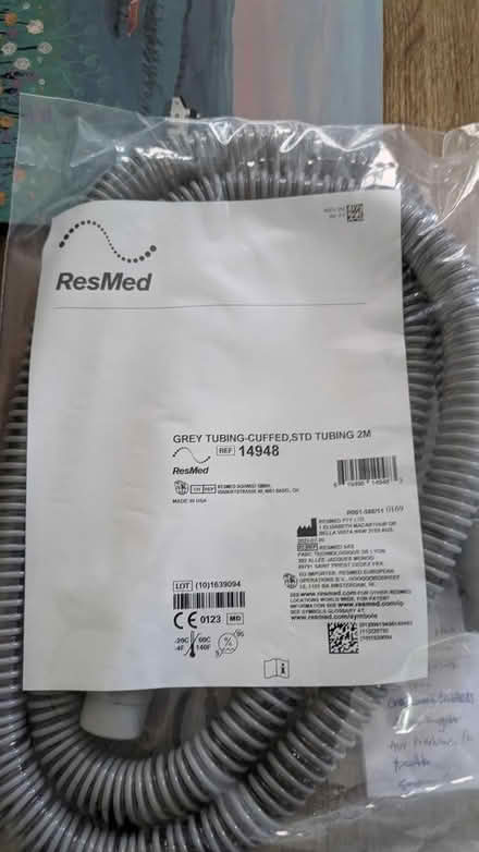 Photo of free RESMED CPAP Tubing (Hartford) #1