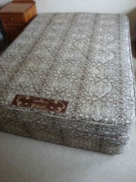 Photo of free Double bed base & mattress (Streetly, Sutton Coldfield B74) #1