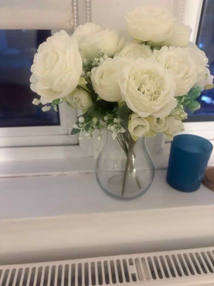 Photo of free Vase and artificial flowers (Southsea PO5) #1