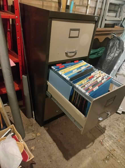 Photo of free 3 drawer filing cabinet (Church RG2) #1
