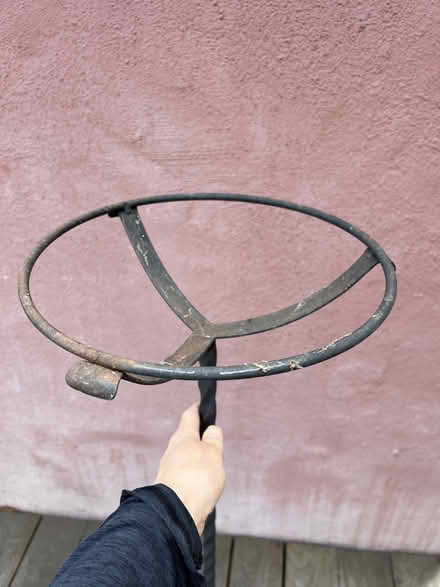 Photo of free Bird Bath Holder/Stake (Midtown Palo Alto) #2