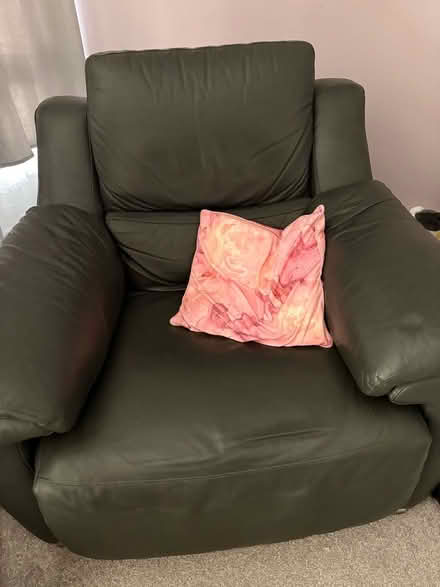 Photo of free Dark grey electric reclining chair (Stannington S6) #1