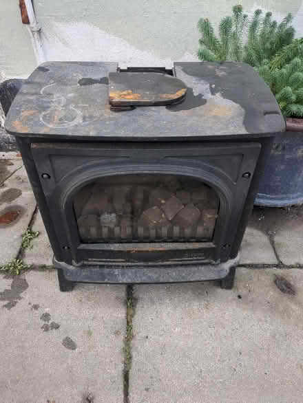 Photo of free Gazco gas fire. Very heavy needs trolley or 2 to move (Eastham CH62) #1