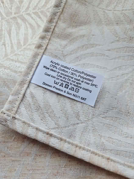 Photo of free Waterproof Tablecloth (Boldmere B73) #2