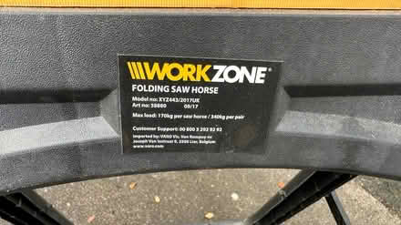 Photo of free Pair of Used Plastic Trestles (Bingley BD16) #3