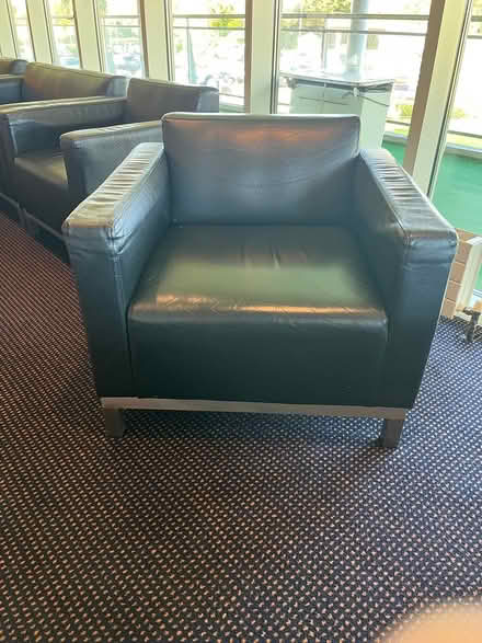 Photo of free 1 &2 seater leatherette chairs (Donabate) #1