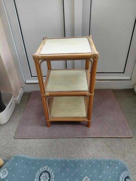 Photo of free Cane table and matching stand (WV3 Finchfield) #2