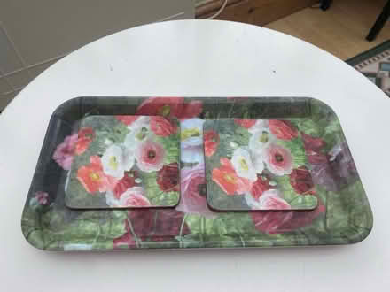 Photo of free Tray and coasters (Peterborough Broadway) #1
