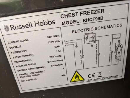 Photo of free Small chest freezer (Freehold LA1) #2