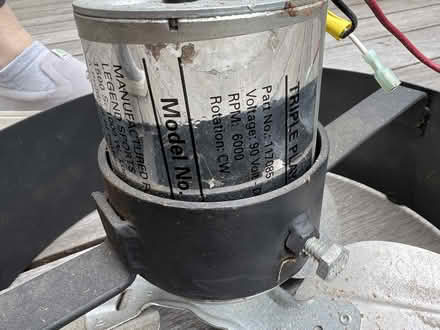 Photo of free industrial fan with motor (Midtown Palo Alto) #2
