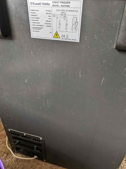 Photo of free Small chest freezer (Freehold LA1) #3