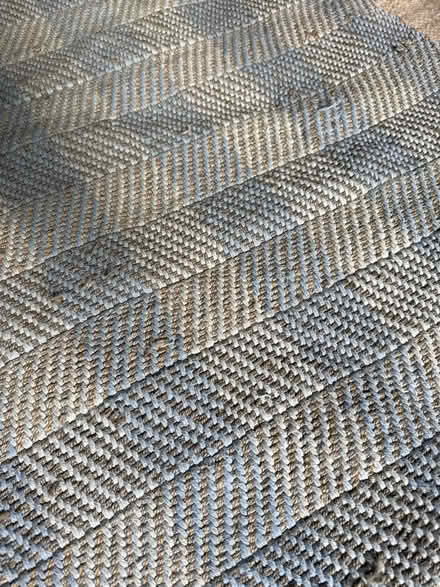 Photo of free Pretty cotton & jute blue grey rug (St. Paul‘s Square, York) #2