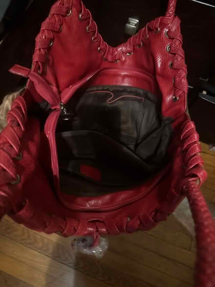 Photo of free Faux cow hide pattern bag (Stuyvesant Heights) #3