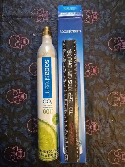 Photo of free Two Soda Stream CO2 Tanks (West 7th) #3