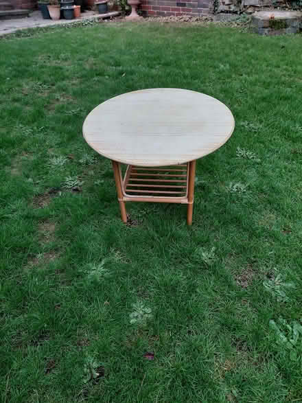 Photo of free Cane table and matching stand (WV3 Finchfield) #1
