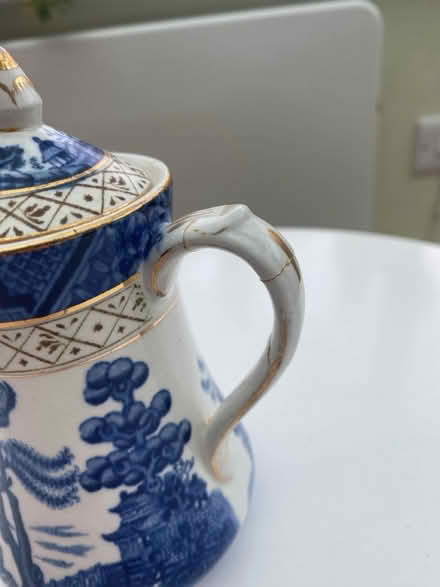 Photo of free Real old willow milk jug (Peterborough Broadway) #2