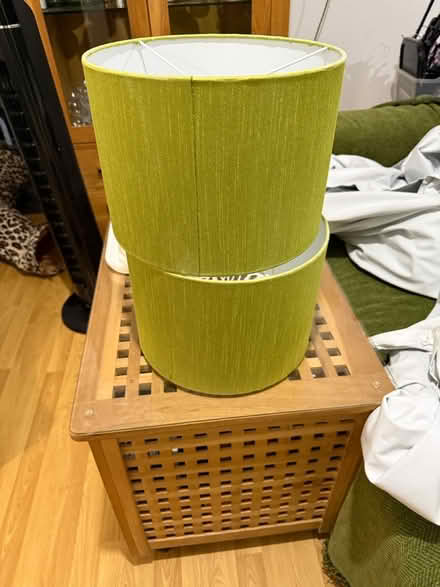 Photo of free 2x Olive/Moss diffuser lampshades (Chandlers Ford SO53) #3