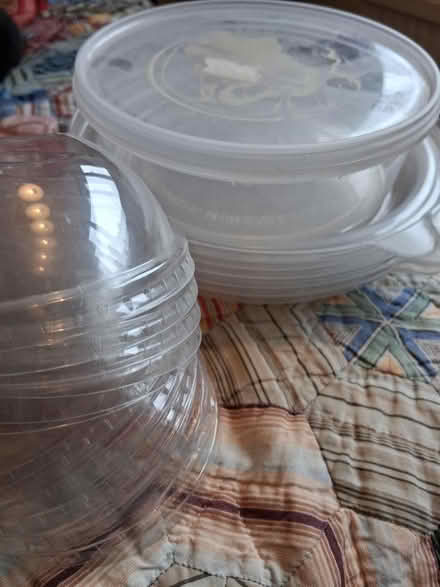 Photo of free Plastic container, trays and lids (Hauxton) #2